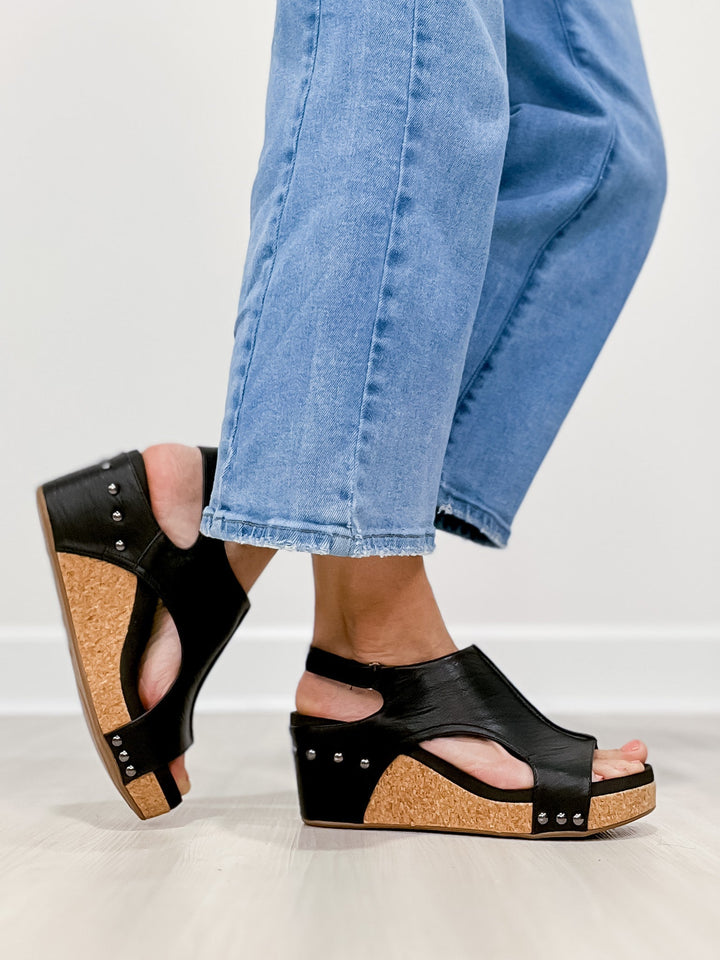 Briellae - Compensé Sandal with Heel
