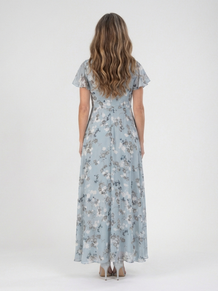 Cassidy | Robe longue fluide imprimé floral
