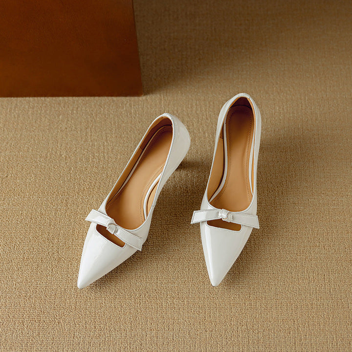 Escarpins en cuir véritable Elayna