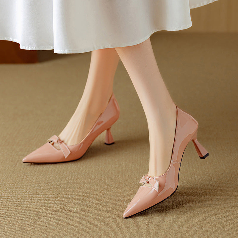 Escarpins en cuir véritable Elayna