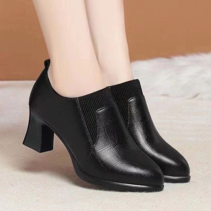 Veltrisse | Chaussures à Talons Épais Vintage
