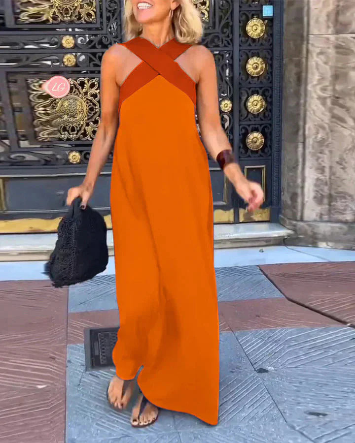 Quirine™ | Robe Maxi à Enveloppement Avant