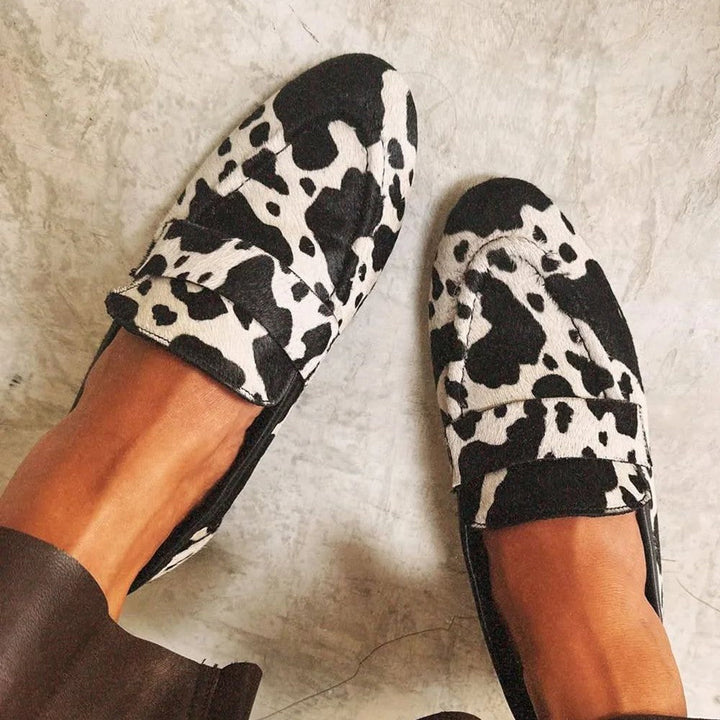 Sabina™ | Mocassins graphiques monochromes audacieux