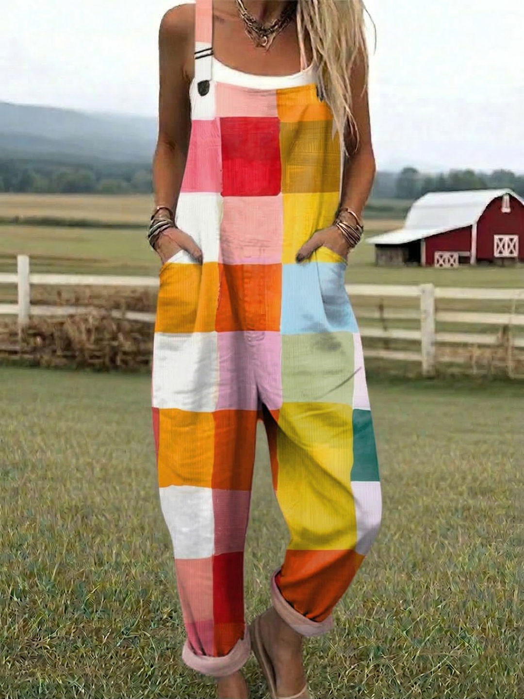 Hanne | Combinaison-pantalon Joy Patchwork