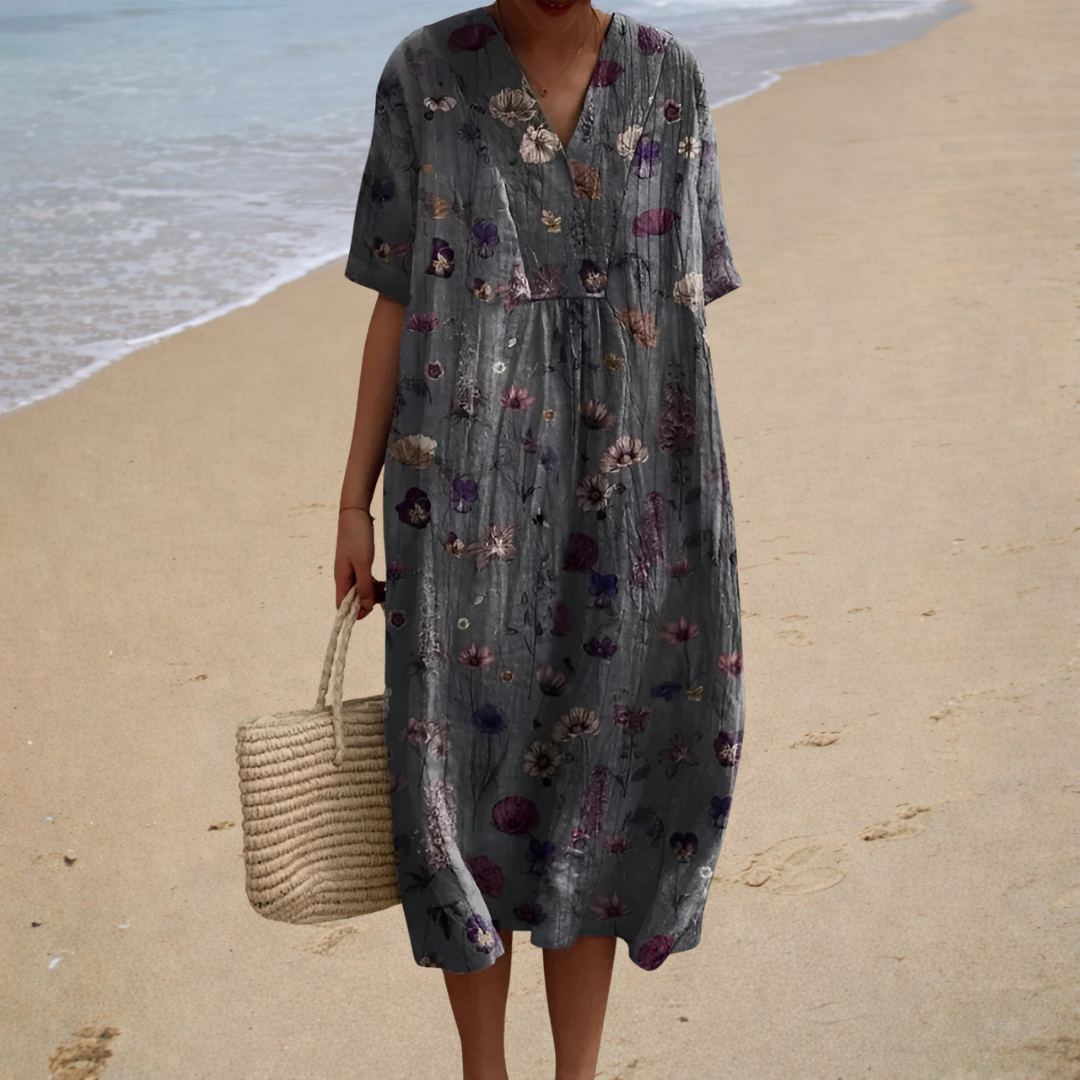 Violette | Floral Bohemian Dress