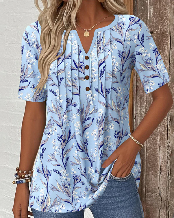 Rosalie | Blouse Florale Douce et Féminine