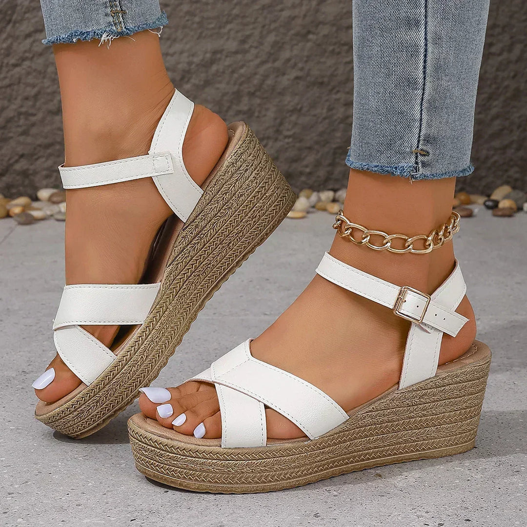 Daphnie | Sandales à Talons Épais Élégantes
