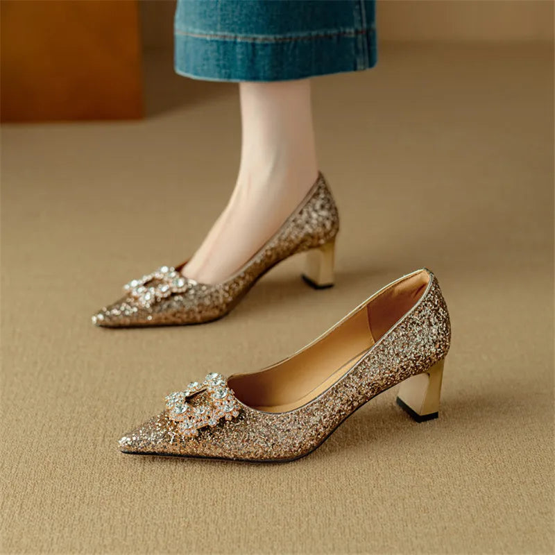 Escarpins à paillettes Gloria
