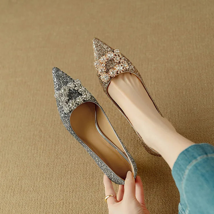 Escarpins à paillettes Gloria