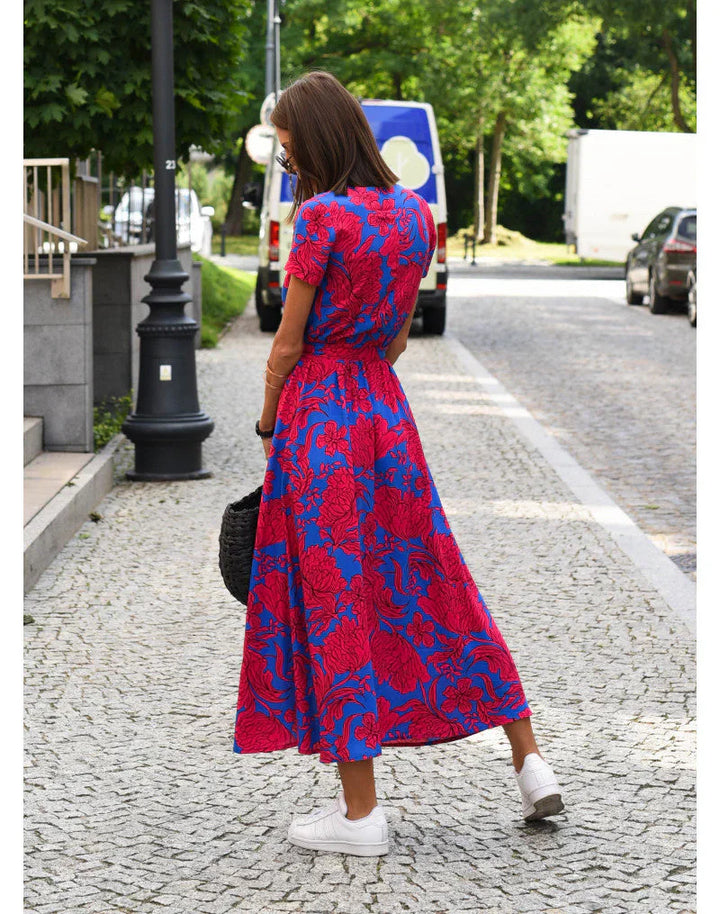 Fabiana | Robe élégante à encolure en V