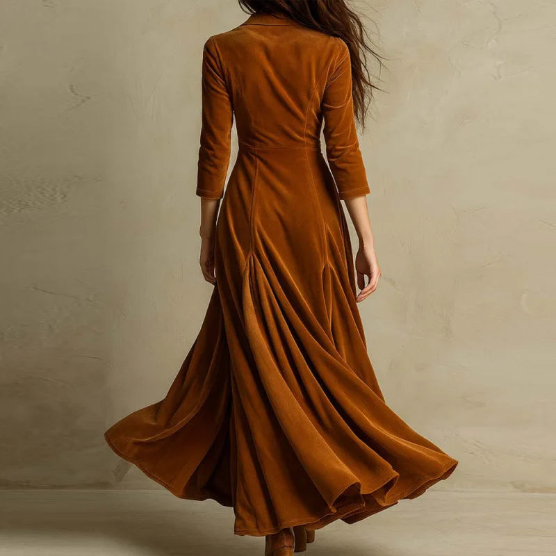 Marlow | Robe longue intemporelle en velours