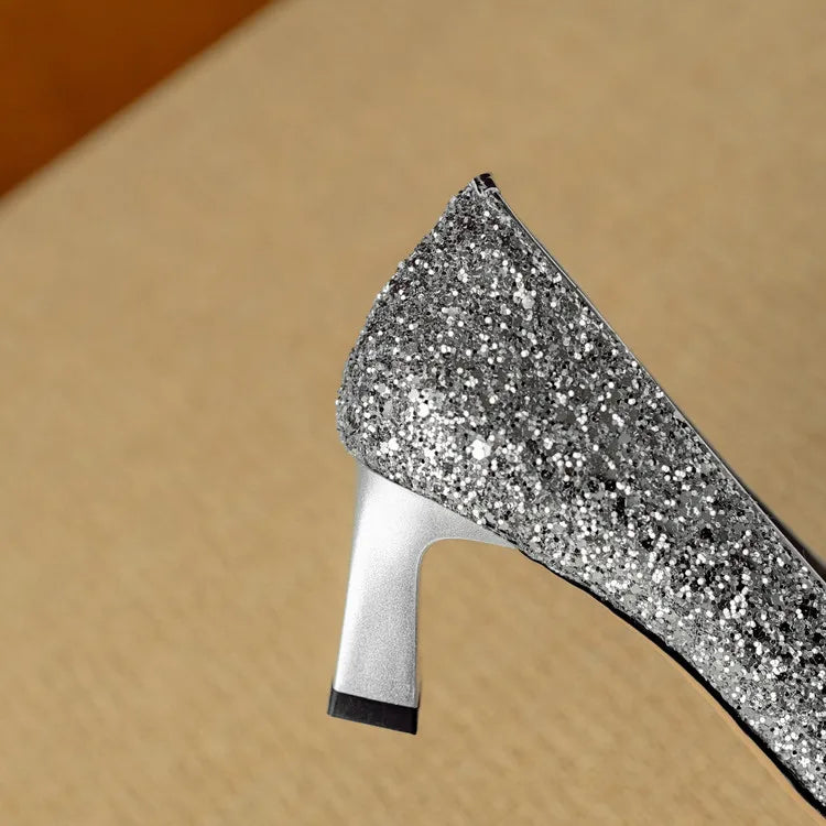 Escarpins à paillettes Gloria