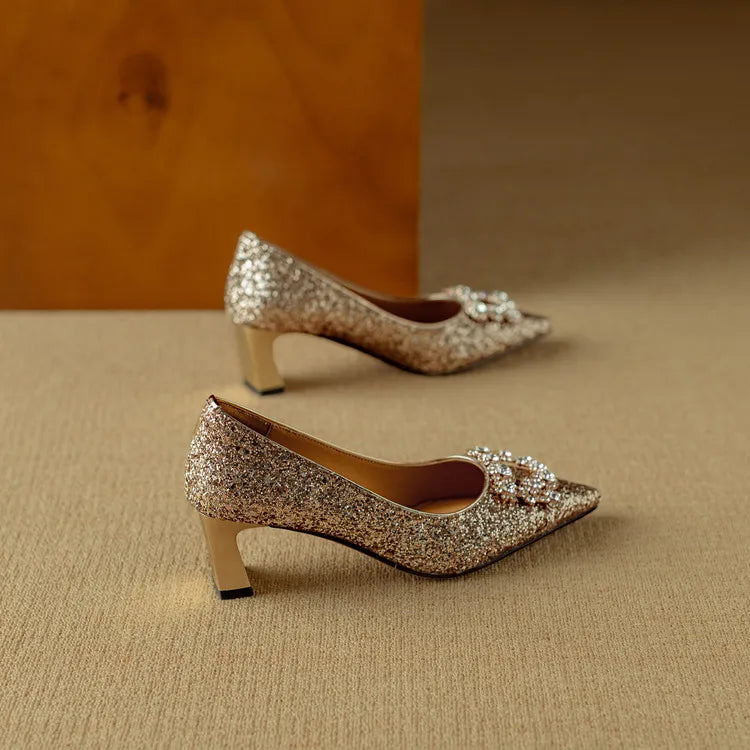 Escarpins à paillettes Gloria