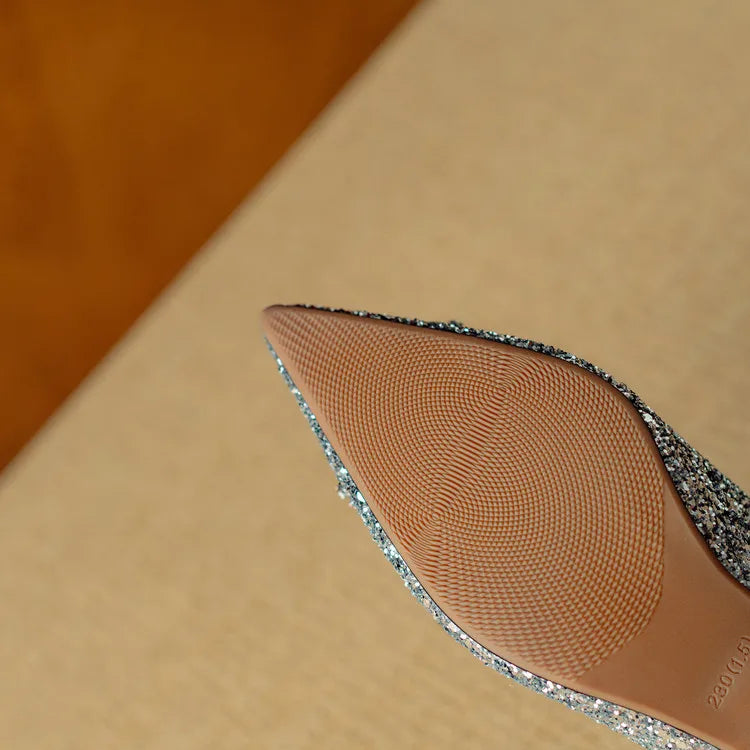 Escarpins à paillettes Gloria