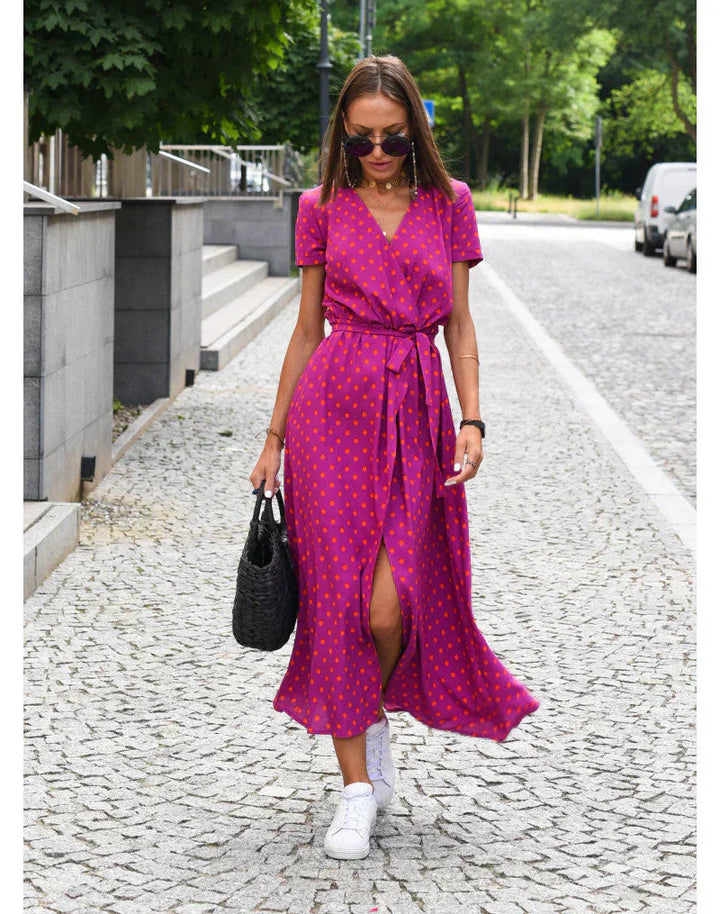 Fabiana | Robe élégante à encolure en V