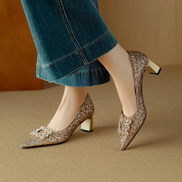 Escarpins à paillettes Gloria