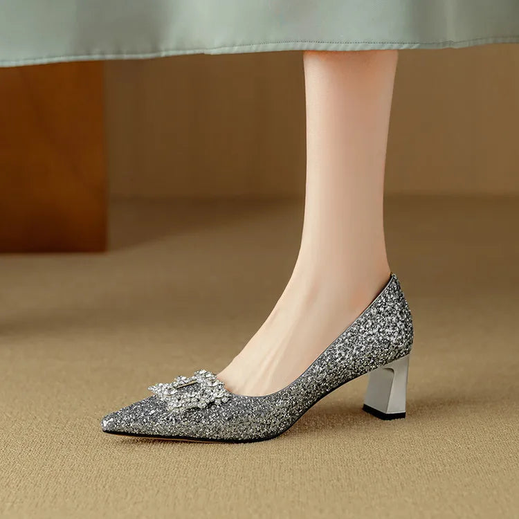 Escarpins à paillettes Gloria