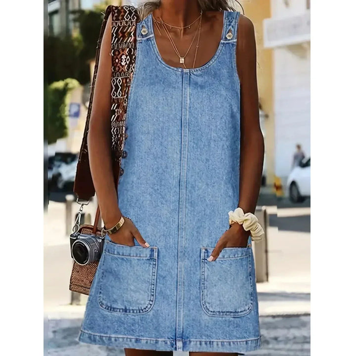 Saylor | Robe Décontractée en Denim