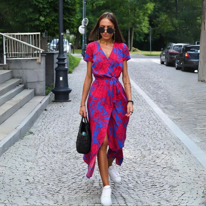 Fabiana | Robe élégante à encolure en V