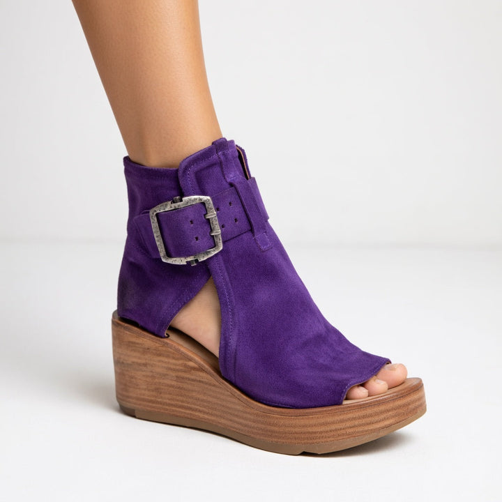 Sorelia | Sandales compensées ouvertes à boucle