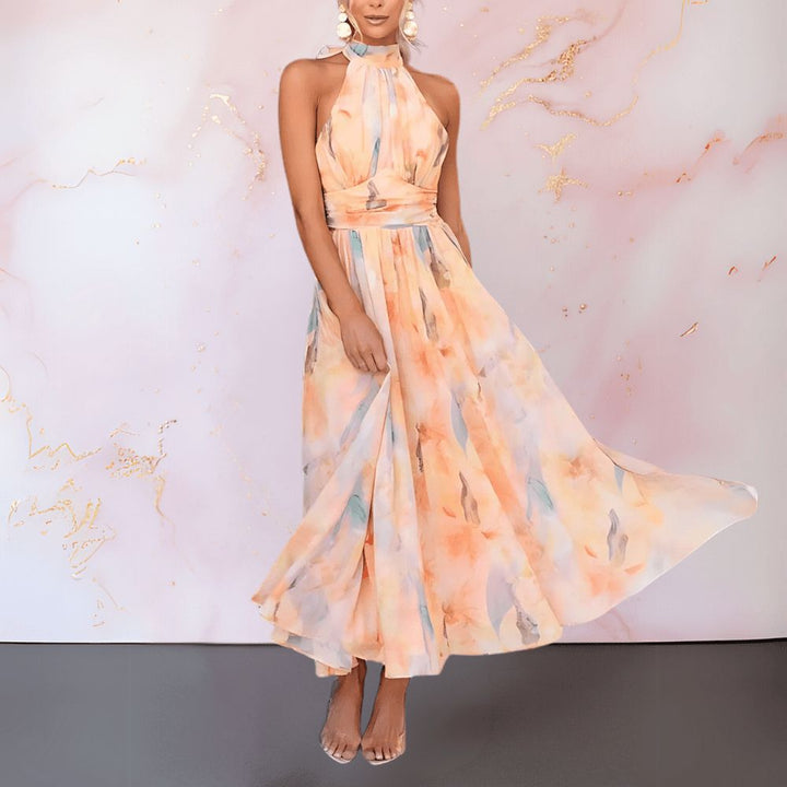 Robe longue dos nu Halter™