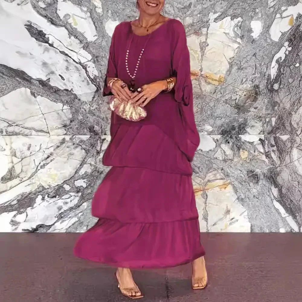 Susan™ | Robe longue et fluide élégante
