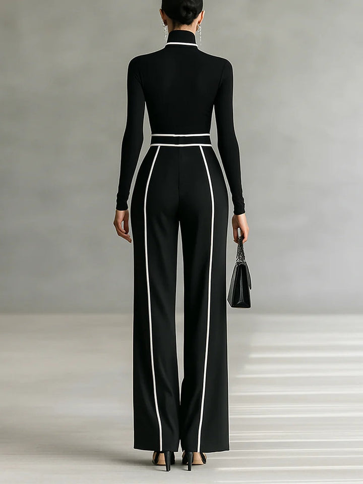 Vera™ - Ensemble élégant avec détails contrastants