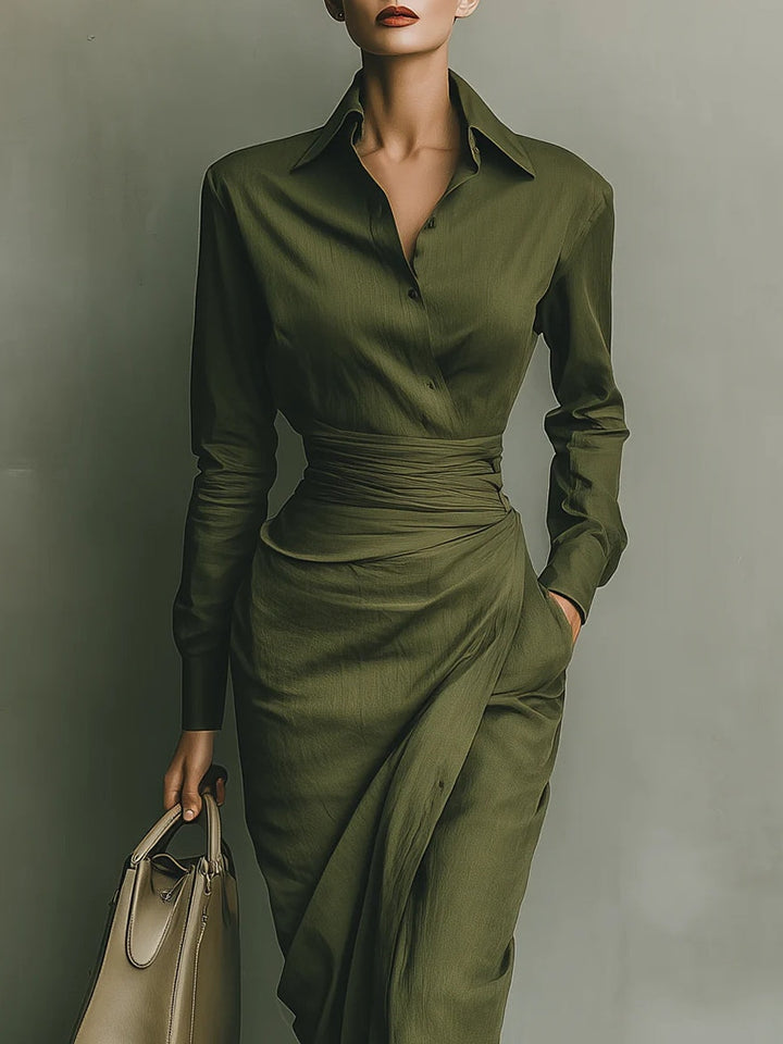 Eliara | Robe Midi Sculptée