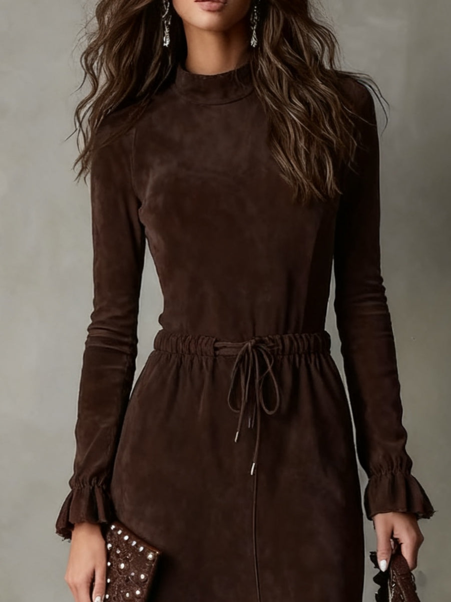 Adalia | Robe midi à cordon de serrage