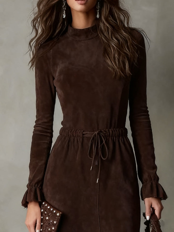 Adalia | Robe midi à cordon de serrage