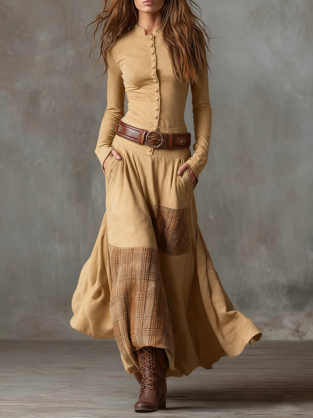 Virelia | Robe longue fluide style bohème chic
