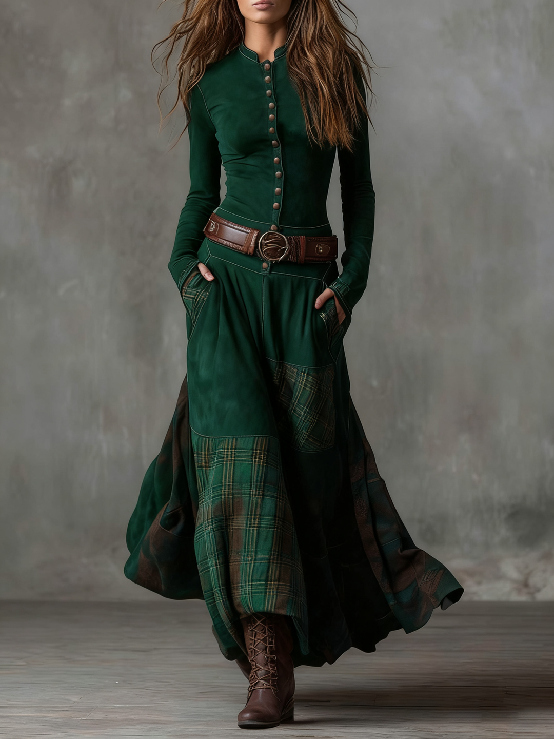 Virelia | Robe longue fluide style bohème chic