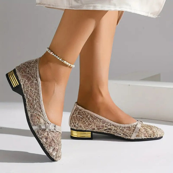 Lacivelle | Mocassins en dentelle aérée pour tous les jours
