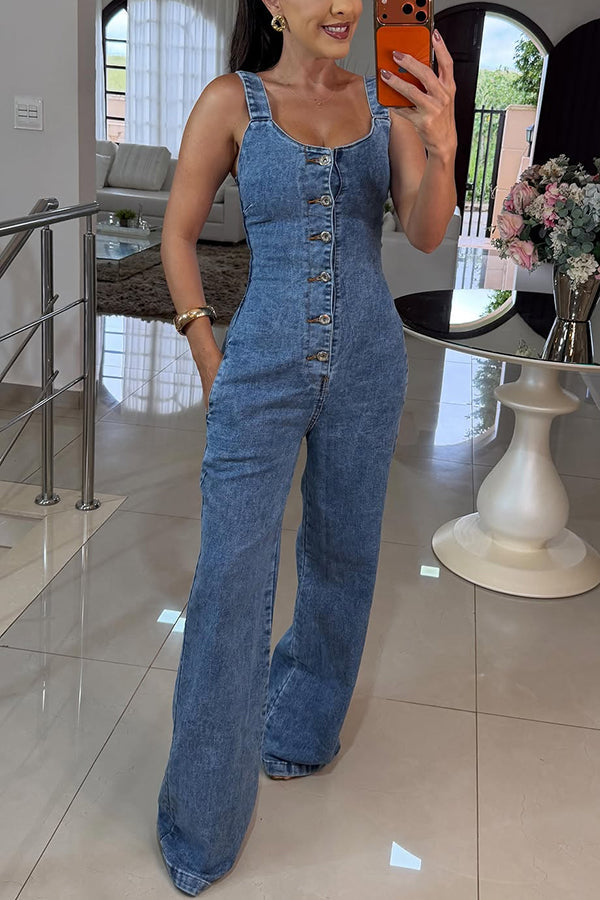 Heidi | Denim Overalls