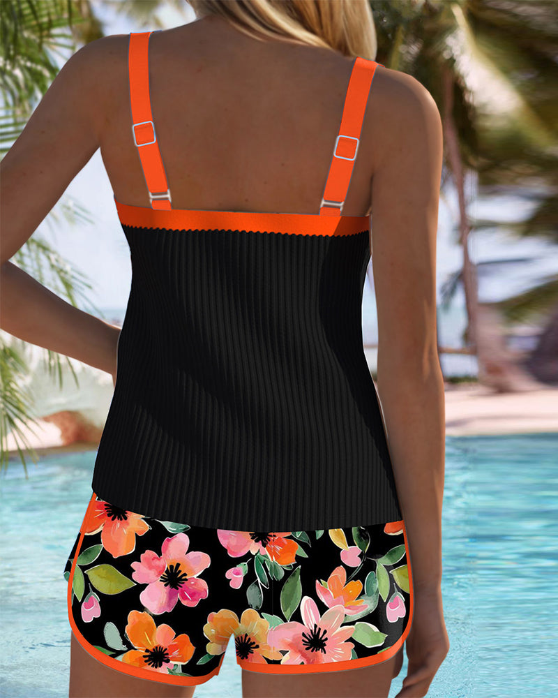 Laluna® | Élégant Ensemble Tankini Deux Pièces