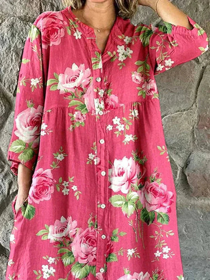 Maddie | Robe Fleurie Artistique