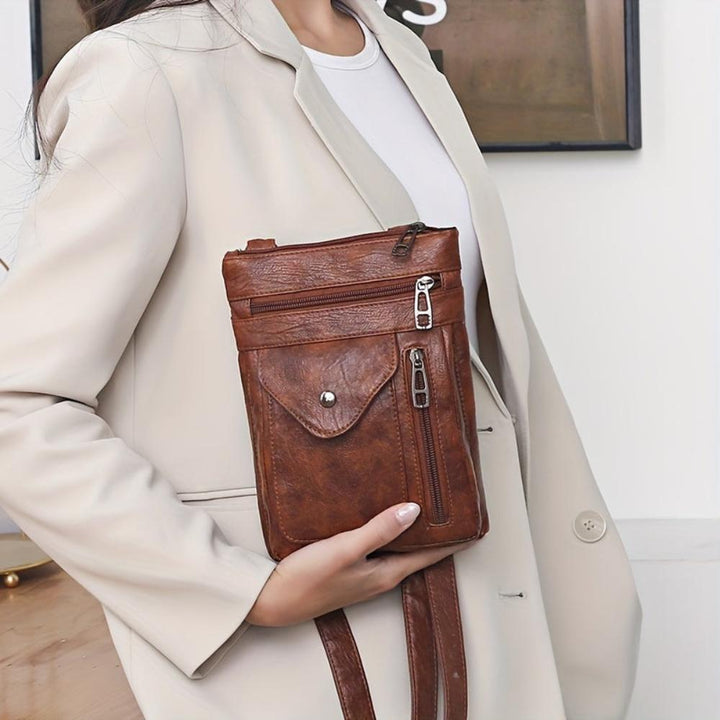 Lina | Sac à bandoulière en cuir au style vintage et confort quotidien
