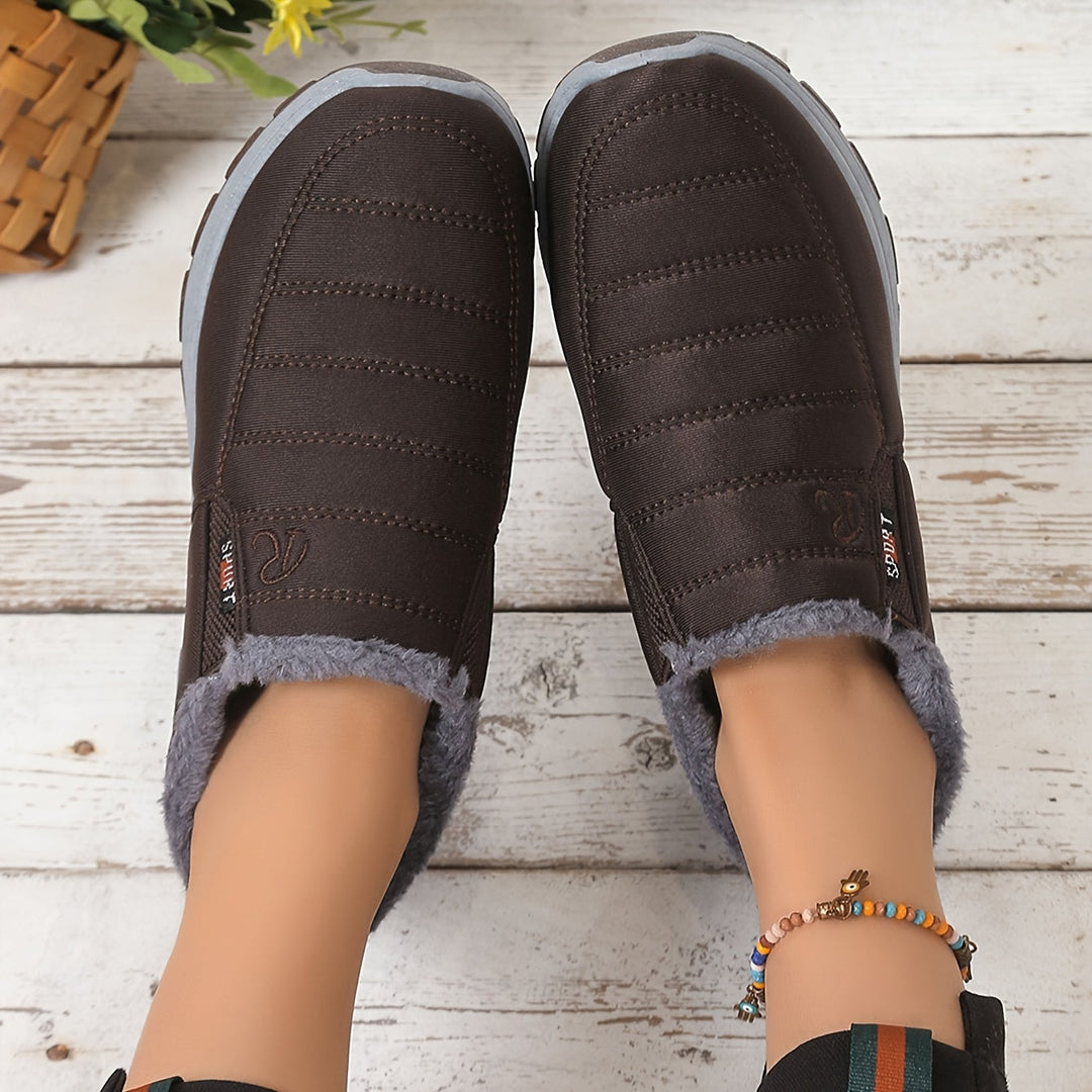 Corvelinna | Chaussures de Confort d'Hiver
