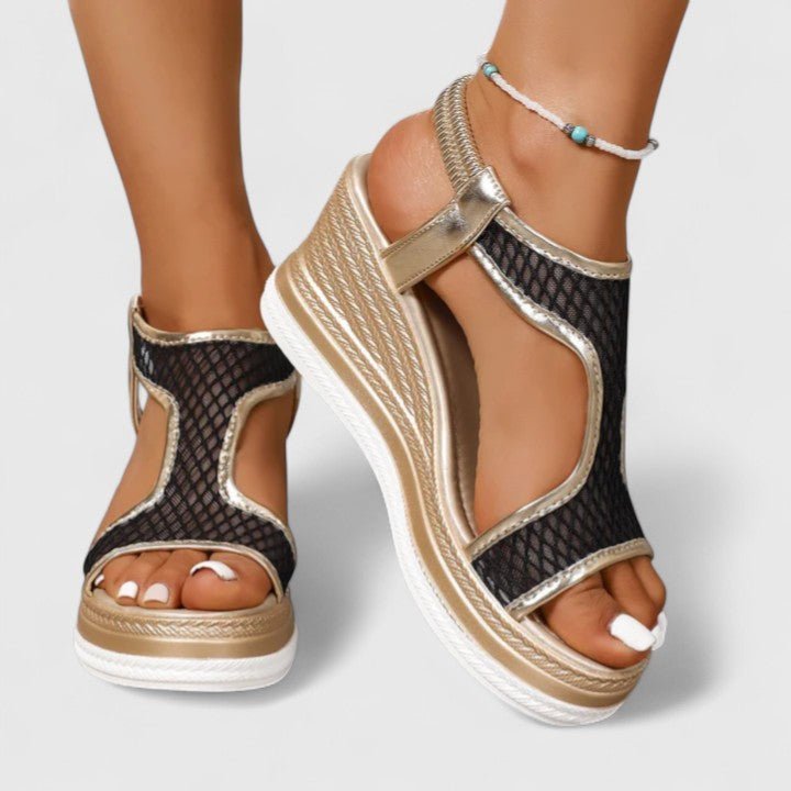 Jessica | Sandales Orthopédiques à Talon Haut