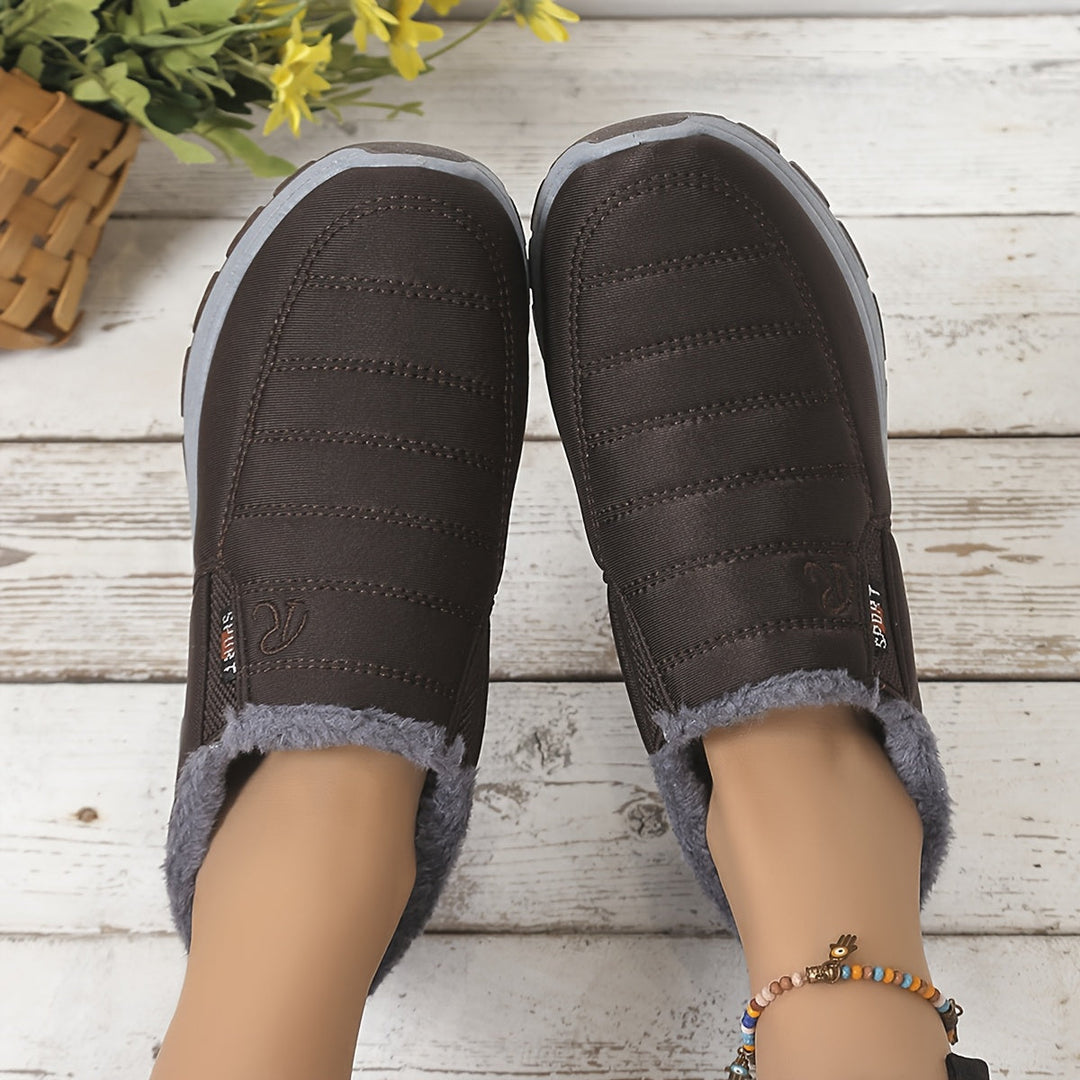 Corvelinna | Chaussures de Confort d'Hiver