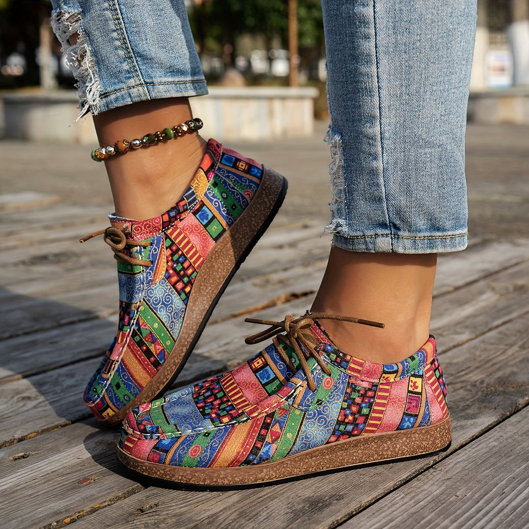 Cailyn | Chaussures Colorées Rétro pour Femmes