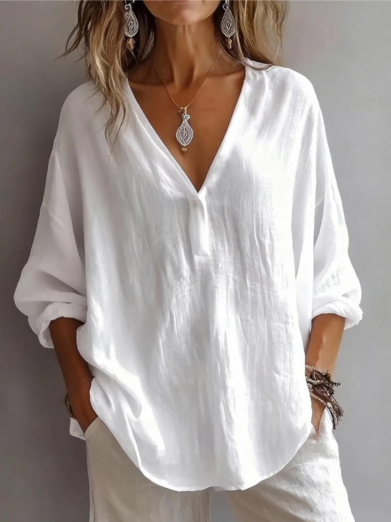 Clara™ | Blouse quotidienne élégante sans effort