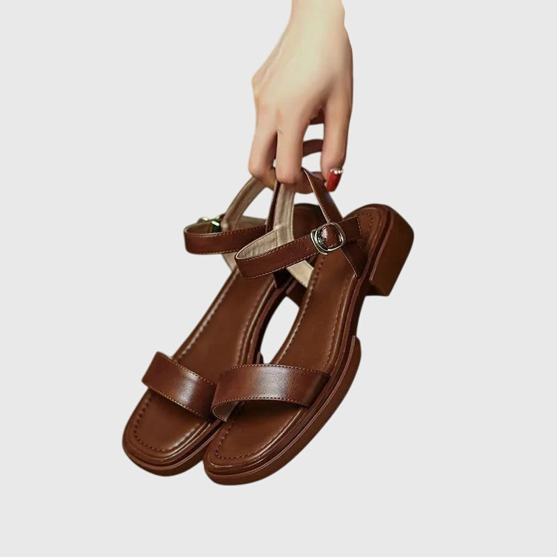 Celestia™ | Sandales Orthopédiques en Cuir