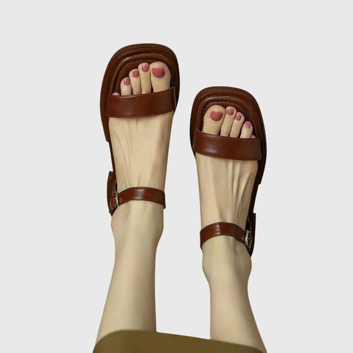 Celestia™ | Sandales Orthopédiques en Cuir