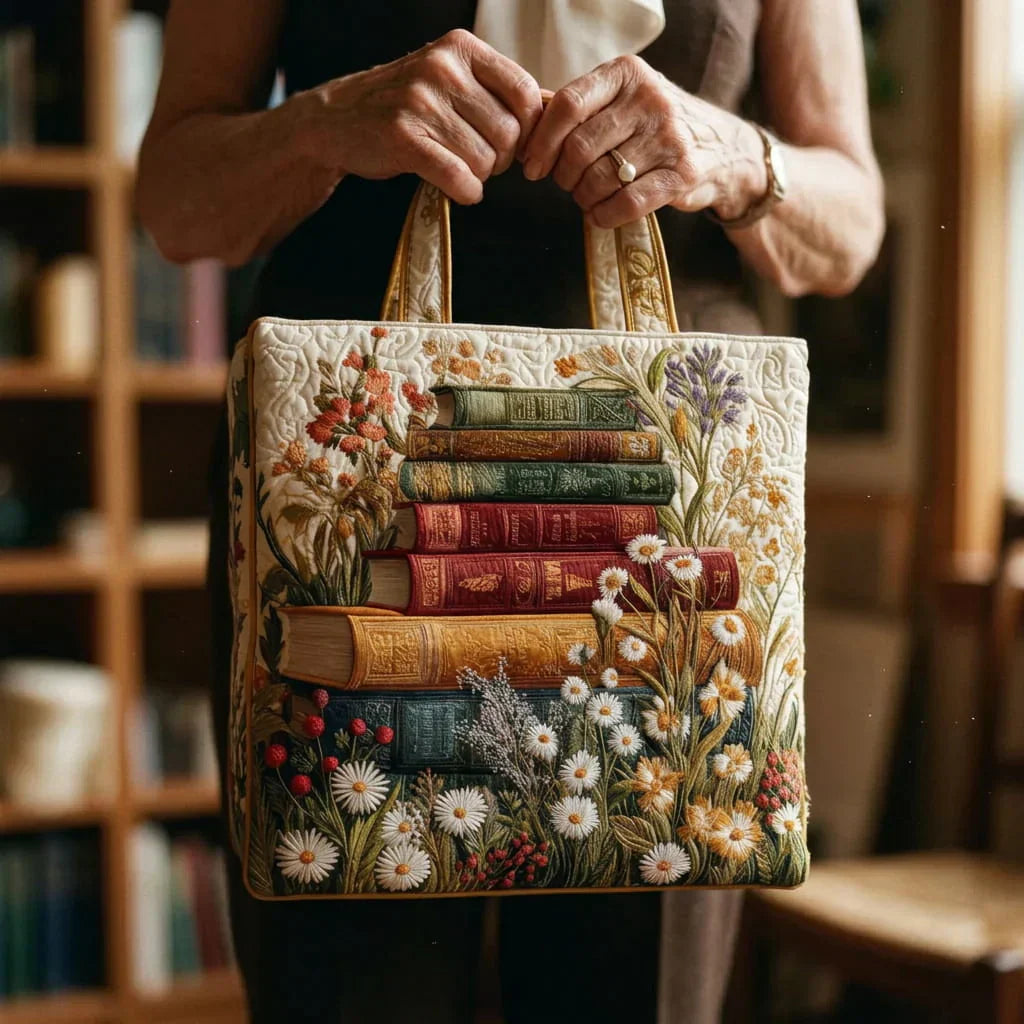 Sac Matelassé Artisan - Motif Floral