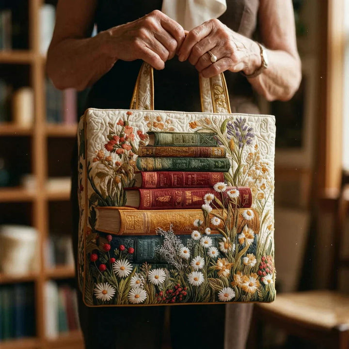 Sac Matelassé Artisan - Motif Floral
