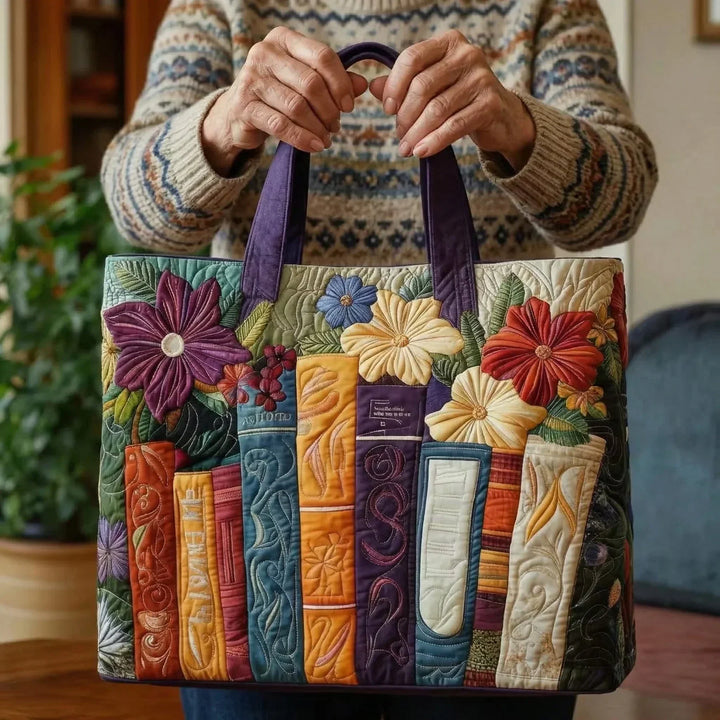 Sac fourre-tout matelassé - Amateurs de livres