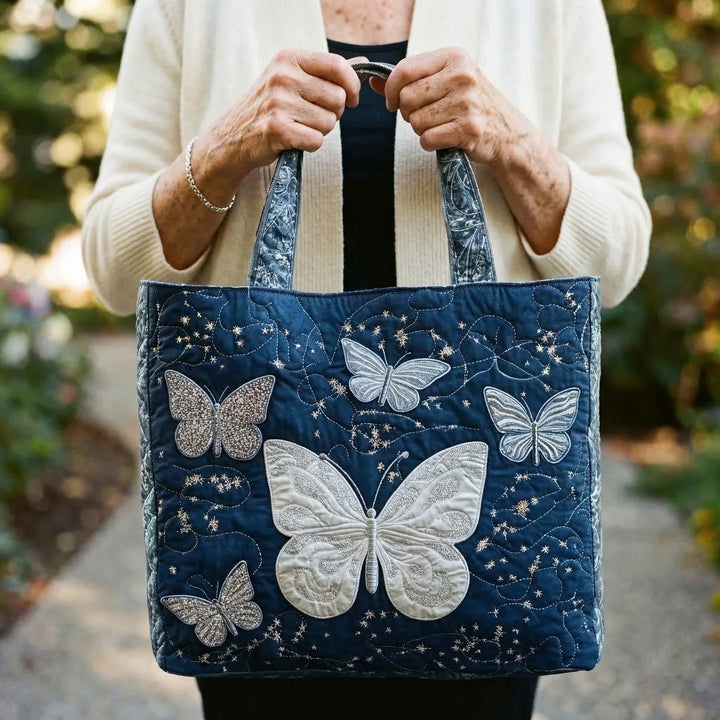 Sac Artisanal - Papillon Argent