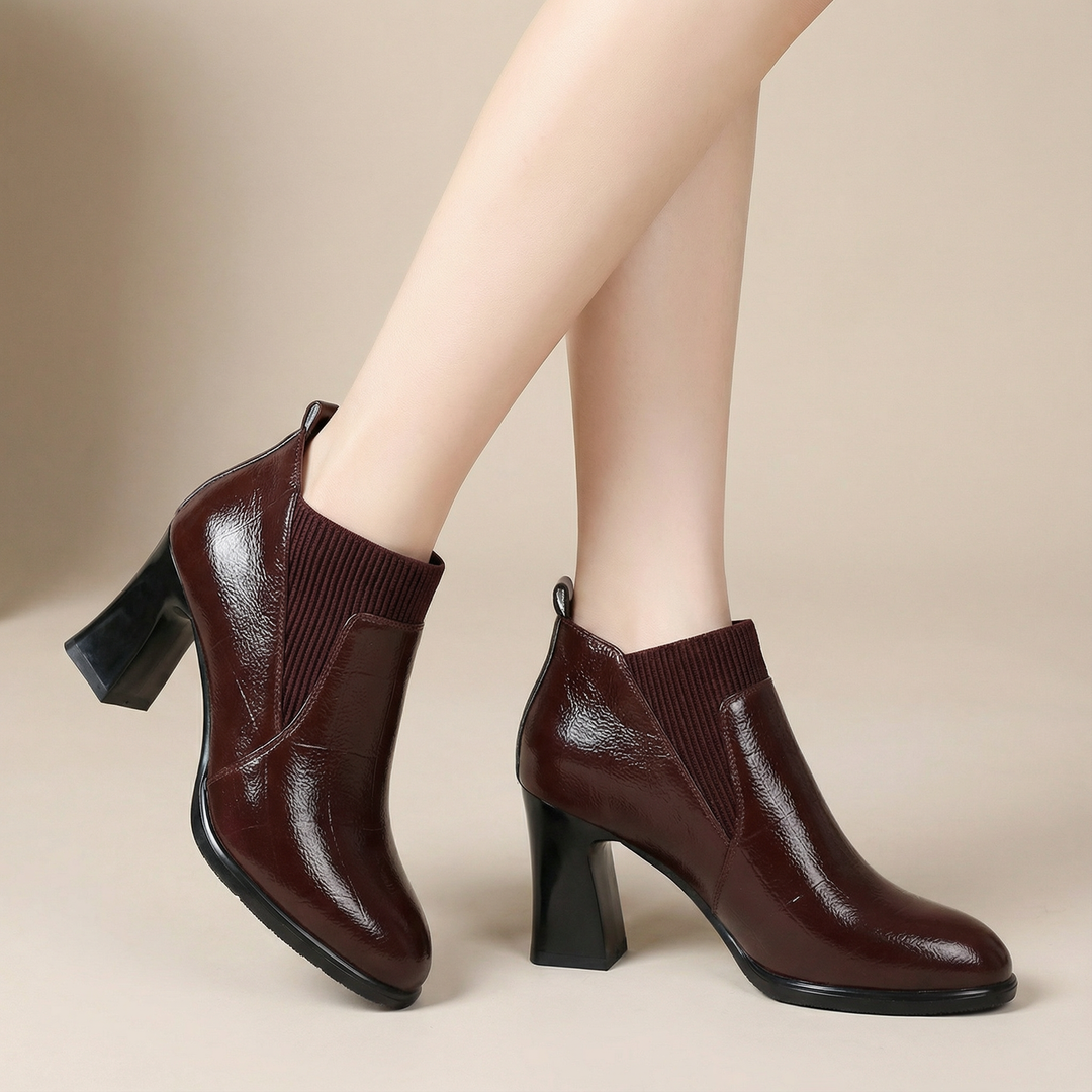 Veltrisse | Chaussures à Talons Épais Vintage