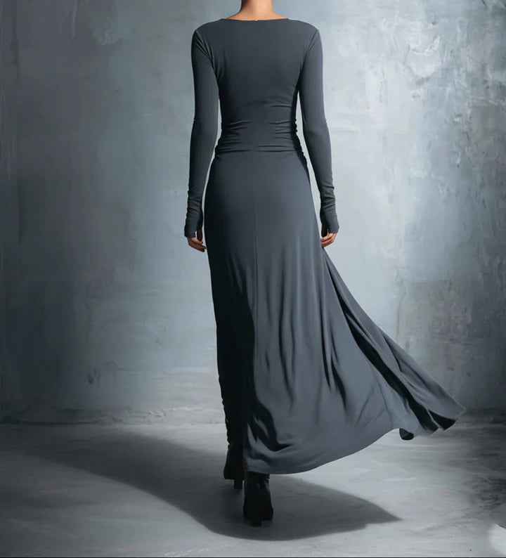 Naiara ❘ Robe longue à nœud latéral